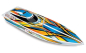 Preview: TRX38104-8ORNG Blast Elektro Rennboot TRAXXAS weiß/orange 23-Zoll Brushed